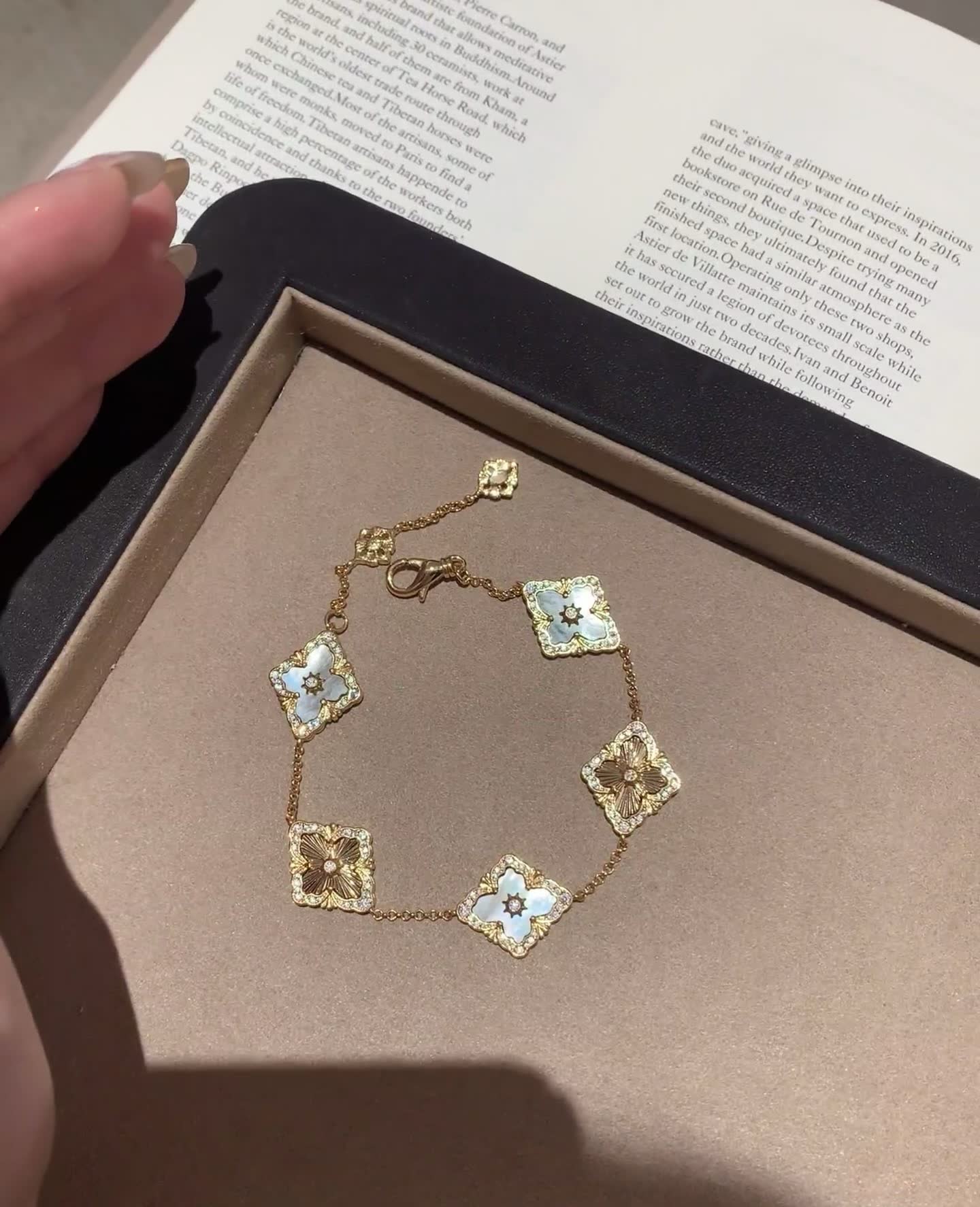 Buccellati Van Cleef & Arpels Vintage Alhambra Bracelet